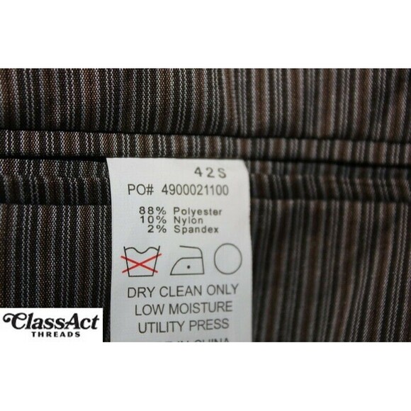 Calvin Klein Men’s  Brown 2 Button Double Vent Corduroy Blazer  Sport Coat 42S - Picture 7 of 8